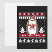 Egel kerst kaart (Voorkant / Achterkant)