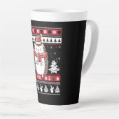 Egel kerst latte mok (Rechterhoek)