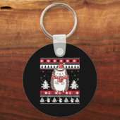 Egel kerst sleutelhanger (Voorkant)