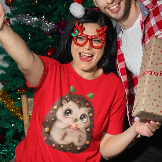 Egel kerst t-shirt