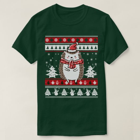 Egel kerst t-shirt (Design voorkant)