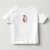 Egel Kerstboom Geschenk Kinderen Kinder Shirts (Achterkant)
