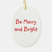 Egel kerstboom keramisch ornament (Achterkant)