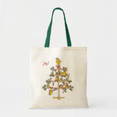 Egel kerstboom tote bag (Voorkant)