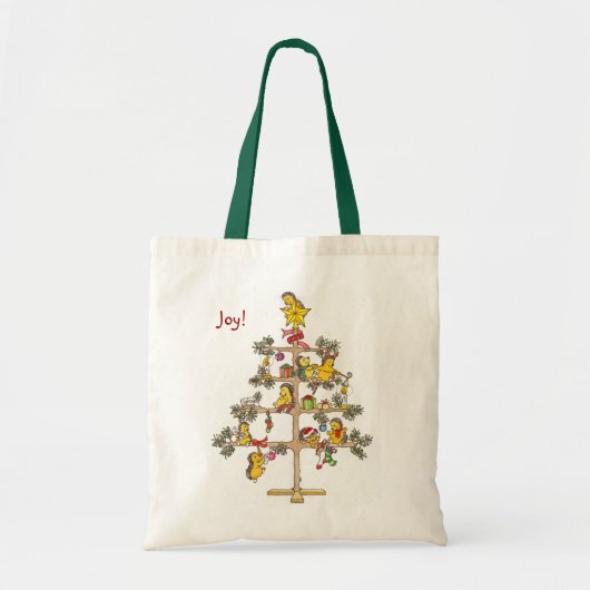 Egel kerstboom tote bag (Voorkant)