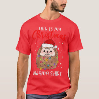 Egel kerstman Dit is mijn kerstman T-shirt