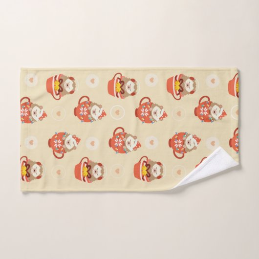 Egel-kerstpatroon Bad Handdoek (Handdoek)