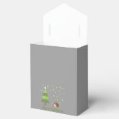 Egel-kerstscène Bedankdoosjes (Geopend)