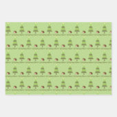 Egel kerstscene inpakpapier vel (Voorkant 3)