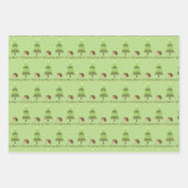 Egel kerstscene inpakpapier vel (Voorkant 2)