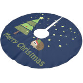 Egel kerstscène kerstboom rok (Gekanteld)