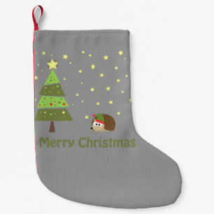 Egel kerstscene kleine kerstsok