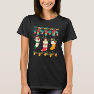 Egel kerststaart X MAS licht Pajama T-shirt