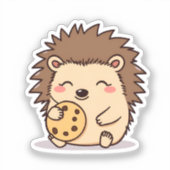 Egel-koekje Sticker (Voorkant)
