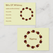 Egel kruising! visitekaartje (Voorkant / Achterkant)