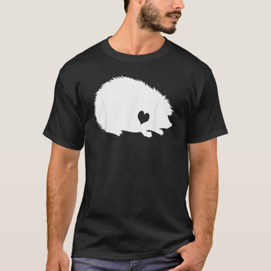 Egel Liefde Hart Egel Kostuum Egel T-shirt (Voorkant)