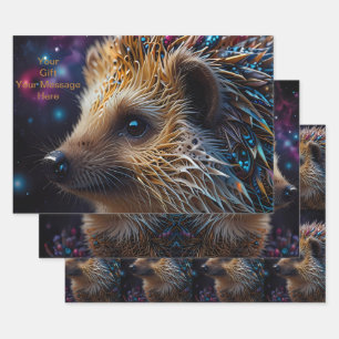 Egel Liefde in Elke Hartslag  Inpakpapier Vel