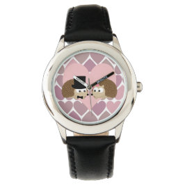 Egel-liefde met hart horloge