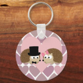 Egel-liefde met hart sleutelhanger (Voorkant)