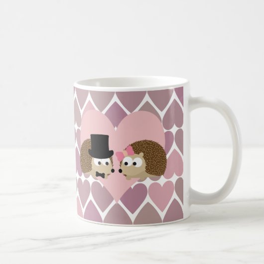 Egel Liefde met Hartjes Koffiemok (Rechts)