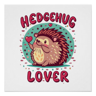 Egel liefhebber perfect poster