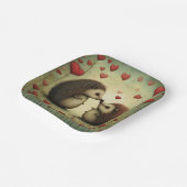 Egel Love 1 Papieren Bordje (Gebogen)