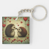 Egel Love 1 Sleutelhanger (Achterkant)