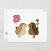 Egel Love  Briefkaart (Voorkant / Achterkant)