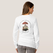 Egel Love Hedgie Magic Mushrooms T-shirt (Achterkant volledig)