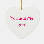 Egel Love Keramisch Ornament (Achterkant)