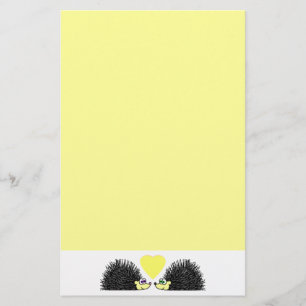 Egel Love Stationery - Geel Briefpapier