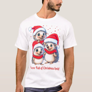 Egel Merry kerst T-shirt