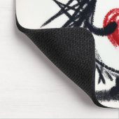 egel met doodle-hart muismat (Hoek)