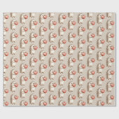 Egel met Hart Liefde Cadeaupapier (Vlak)