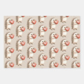 Egel met Hart Liefde Inpakpapier Vel (Voorkant)