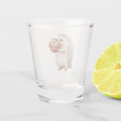 Egel met Hart Liefde Shot Glas (Achterkant)