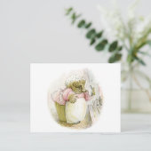 Egel met Iron Mrs Tiggy-Winkle Briefkaart (Staand voorkant)