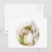 Egel met Iron Mrs Tiggy-Winkle Briefkaart (Voorkant / Achterkant)