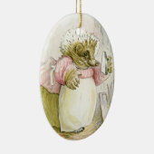 Egel met Iron Mrs Tiggy-Winkle Keramisch Ornament (Rechts)