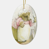 Egel met Iron Mrs Tiggy-Winkle Keramisch Ornament (Links)