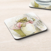 Egel met Iron Mrs Tiggy-Winkle Onderzetter (Linkerzijde)