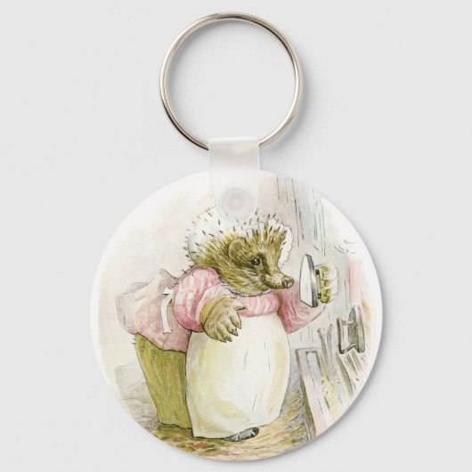 Egel met Iron Mrs Tiggy-Winkle Sleutelhanger (Voorkant)