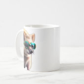 egel met mok van zonnebrillen (Voorkant links)