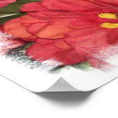 Egel met Oranje bloemen Poster (Hoek)