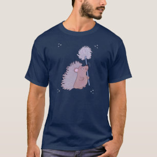 Egel met Paardenbloem Lieve Volkskunst Natuur T-shirt