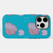 Egel met Paardenbloem | Schattige Volkskunst Natuu Case-Mate iPhone Case (Achterkant (horizontaal))