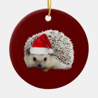 Egel met Petten kerstmis Keramisch Ornament