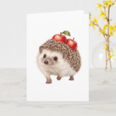 Egel met Rode Appels Kaart (Gele Bloem)