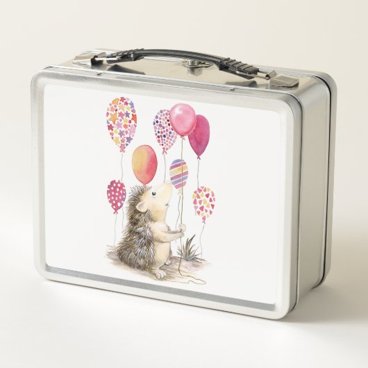 Egel met roze ballonnen (Achterkant)