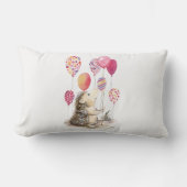 Egel met roze ballonnen kussen (Voorkant)